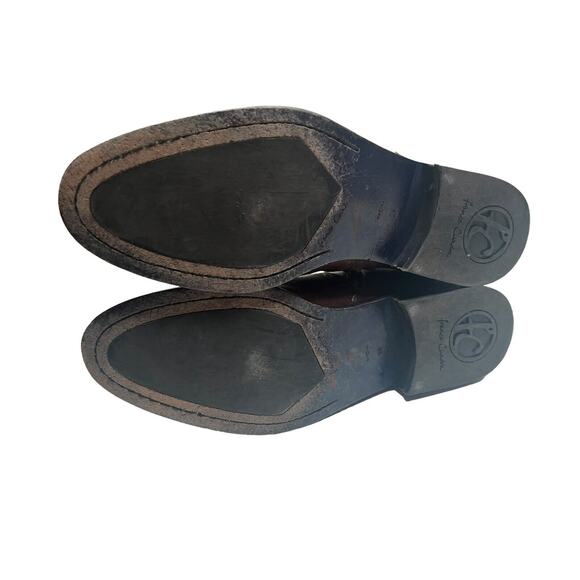 Franco Cuadra Brogue Buckle Zip Brown Leather Riding Boots SZ 9 US / 26 MEX - Picture 9 of 9